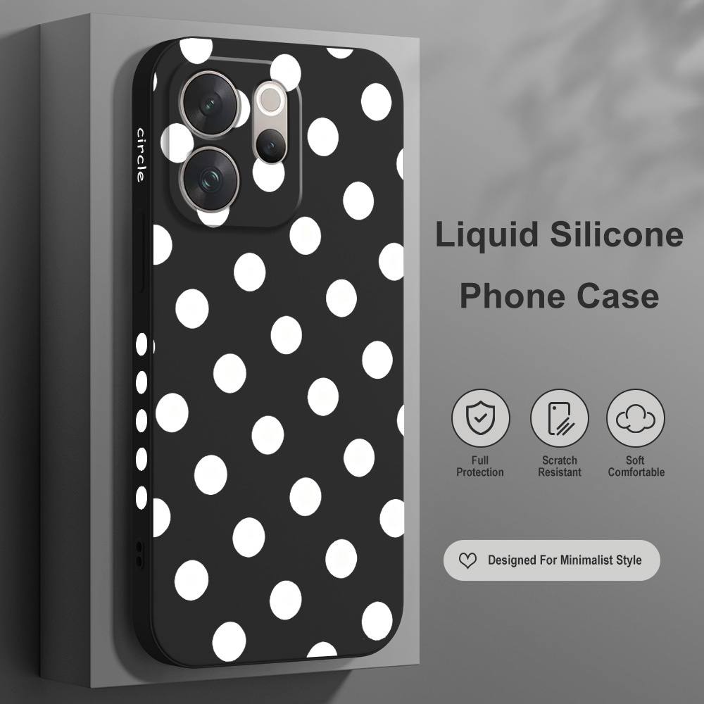 Phone Cases Vivo - غطاء هاتف بنقاط دائرية لـ Vivo