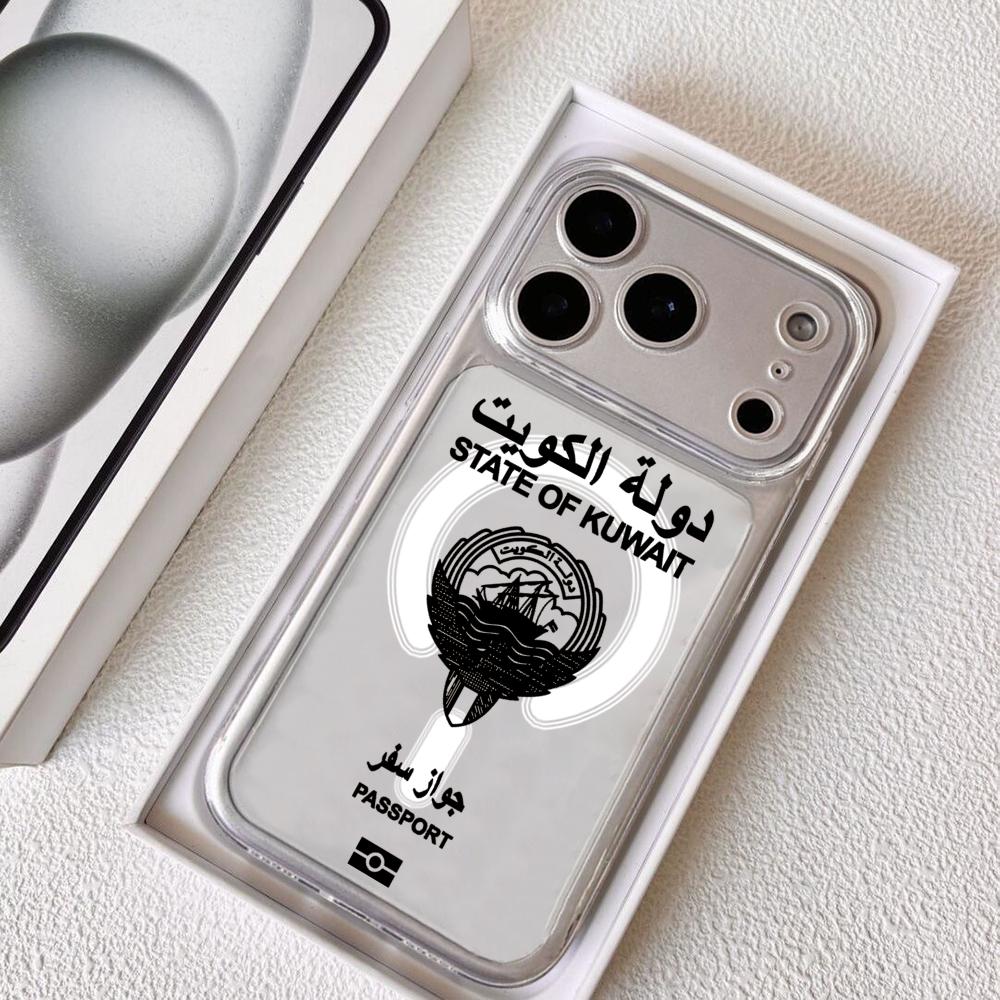 Phone Cases Kuwait - جراب هاتف بتصميم جواز السفر الكويتي