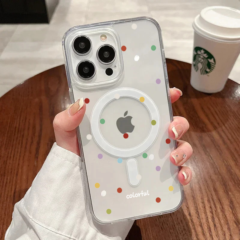 Phone Cases Korean - جراب هاتف كوري إبداعي بتصميم نقاط