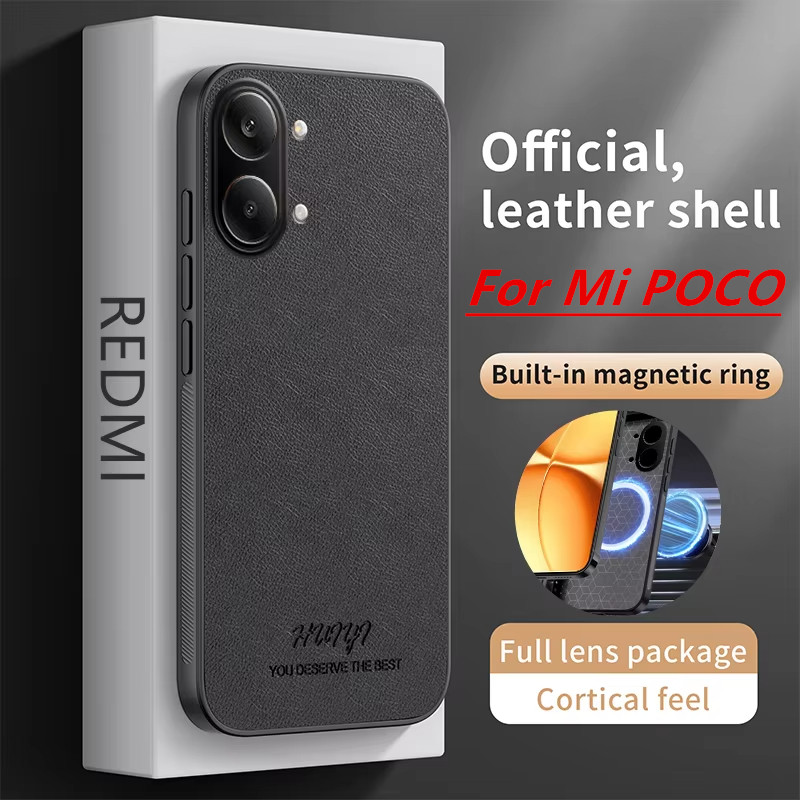 Phone Cases With Magnet - حافظة هاتف فاخرة من الجلد مع