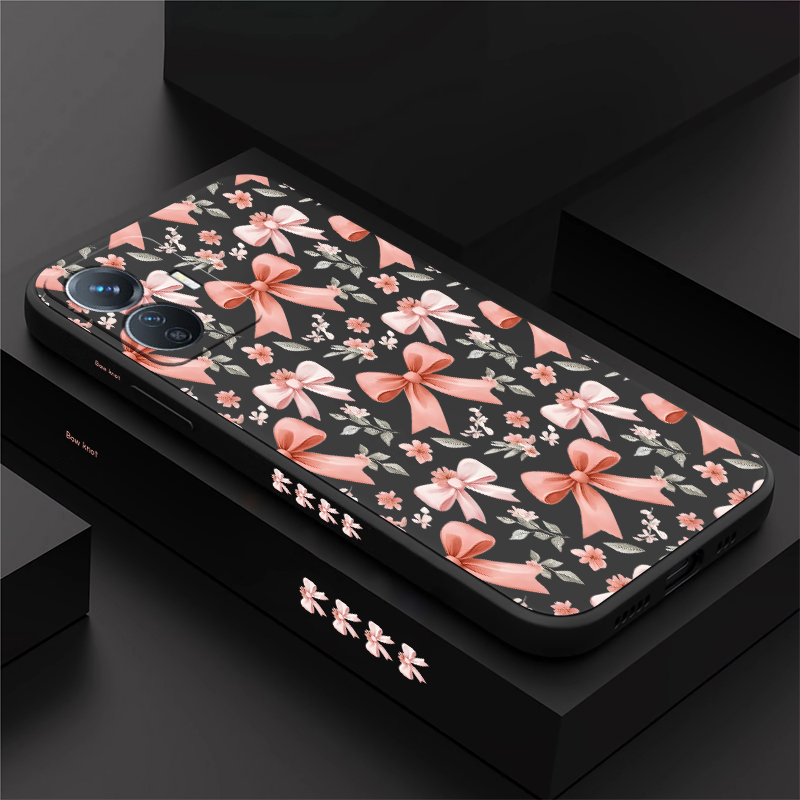 Phone Cases Vivo - غطاء هاتف مطبوع بتصميم زهور لـ