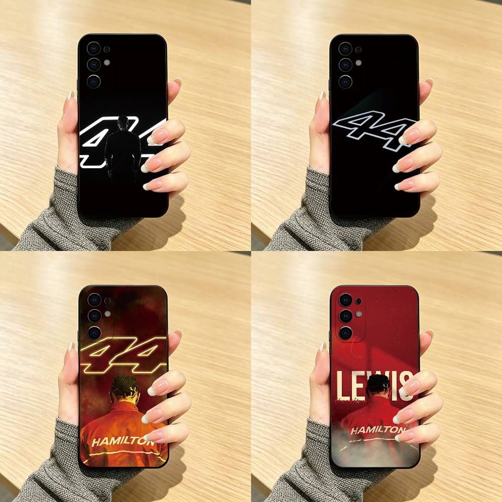 Phone Cases Hamilton - غطاء هاتف رياضي 44 L-Lewis H-Hamilton-S