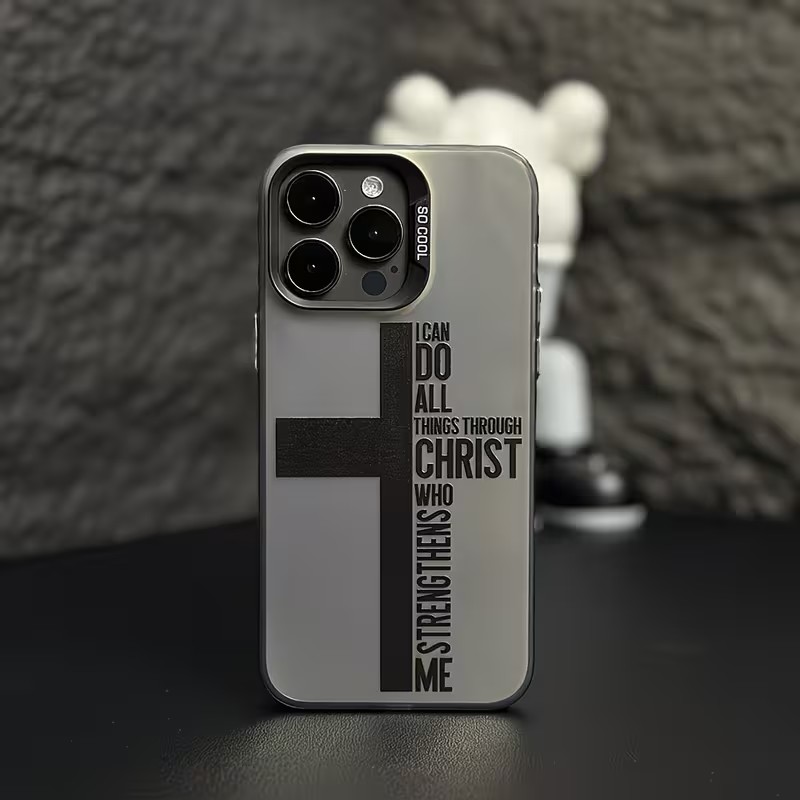 Phone Cases Iphone 11 - جراب هاتف بتصميم صليب ومضاد للبصمات