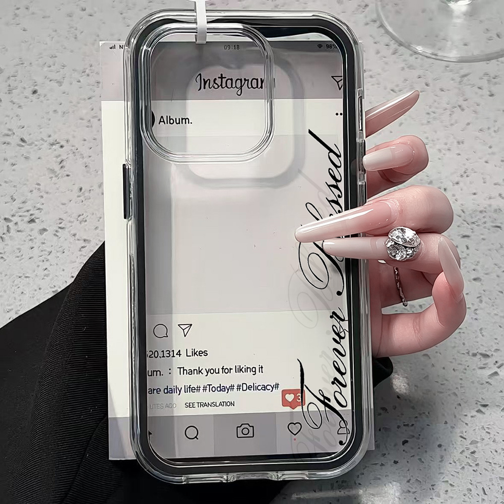 Phone Cases Clear - غطاء هاتف شفاف بسيط من Forever