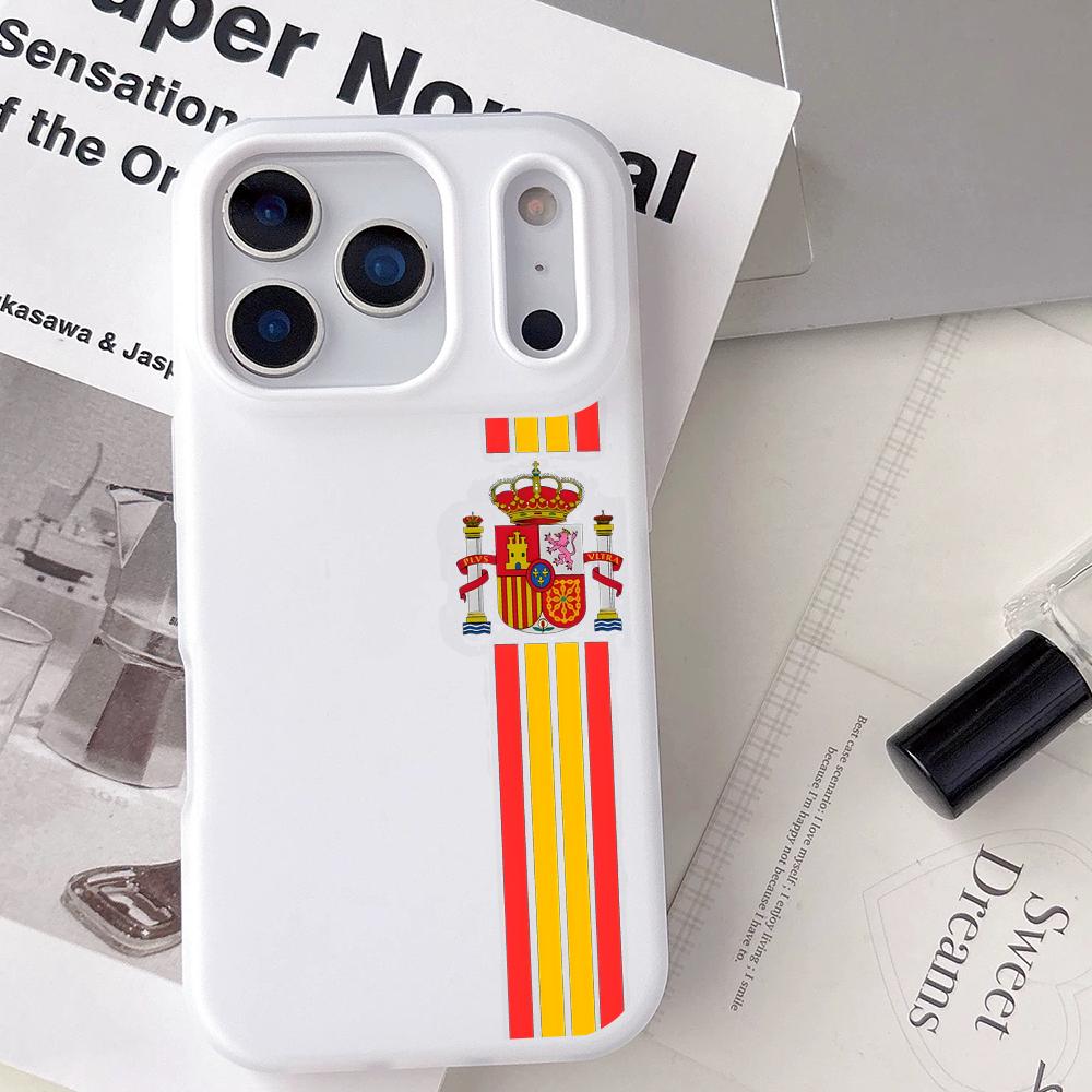 Phone Cases Yellow - جراب هاتف جديد بتصميم شعار إسبانيا