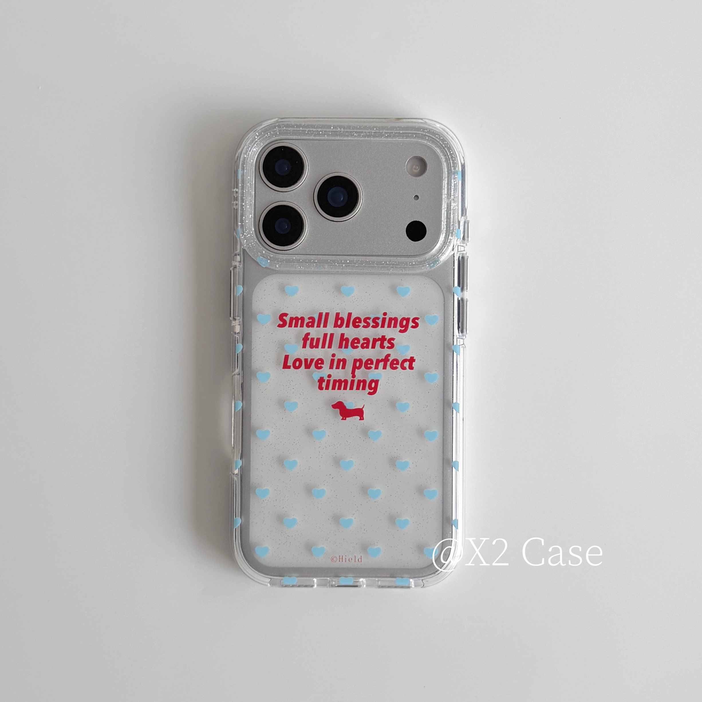 Phone Cases Cool Girl - غطاء هاتف Ins Blue Love English