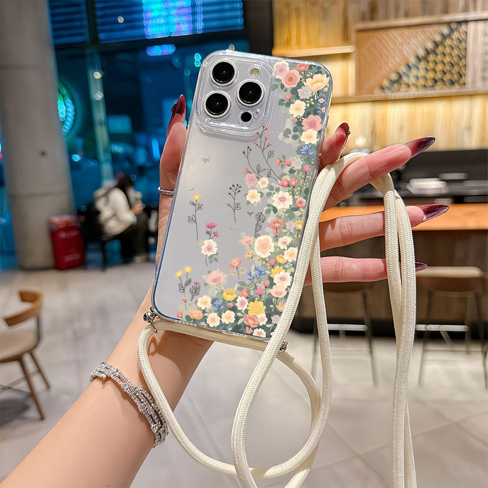 Phone Cases With Straps - جراب هاتف بحزام كروس بودي وحبل