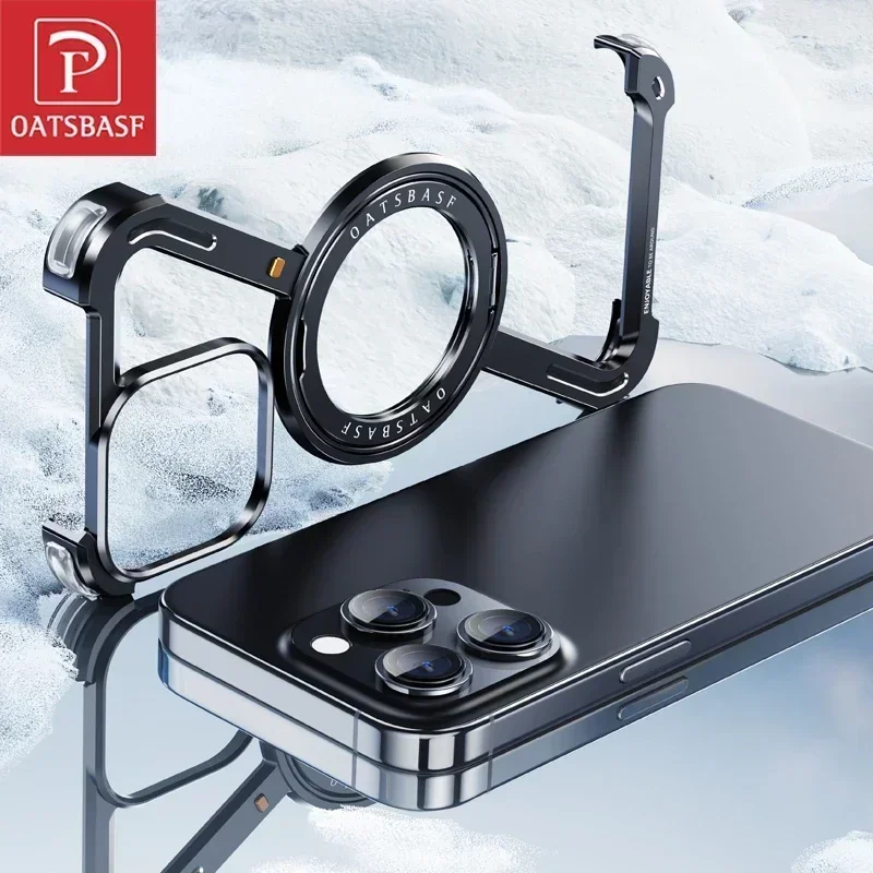 Phone Cases Nyc - Oatsbasf Z شكل معدن Magsafe جراب