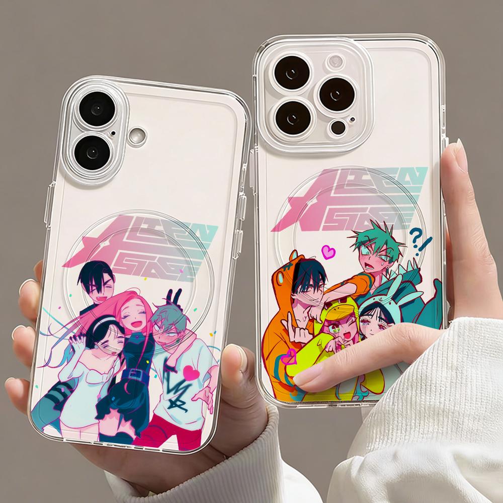 Phone Cases Clear - جراب هاتف أنيمي A-Alien Stage شفاف