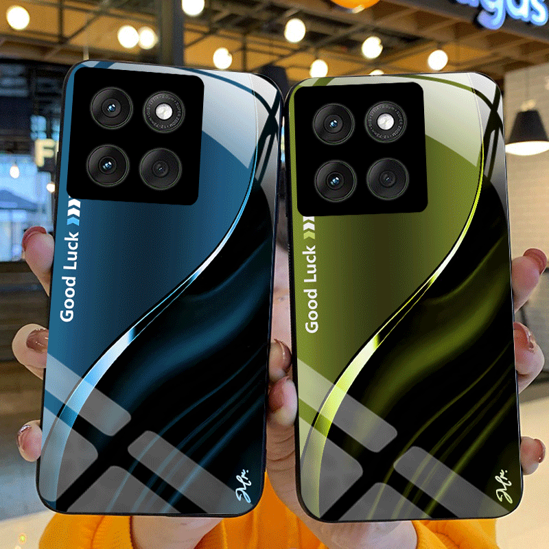 Phone Cases Motorola - حافظة من الزجاج المقسى الصلب لهاتف