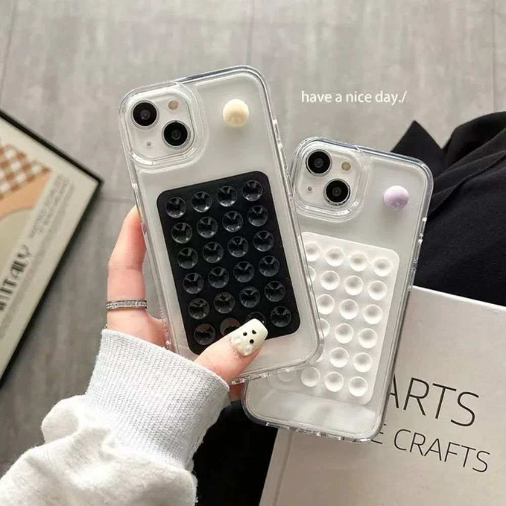 Phone Cases With Stand - حامل هاتف سيليكون لاصق متعدد الوظائف،