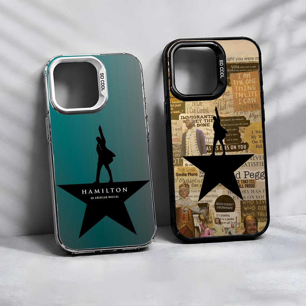 Phone Cases Hamilton - جراب هاتف فاخر بتصميم ليزر معدني