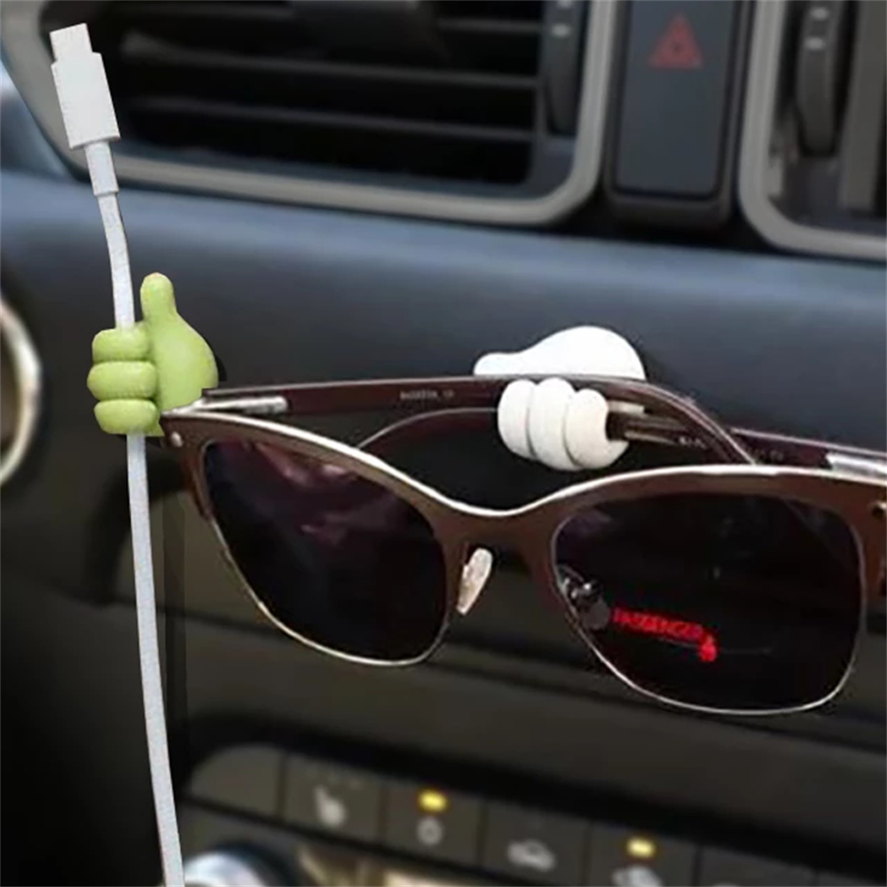 Phone Cases Rubber - حامل مطاطي على شكل اليد لكابل