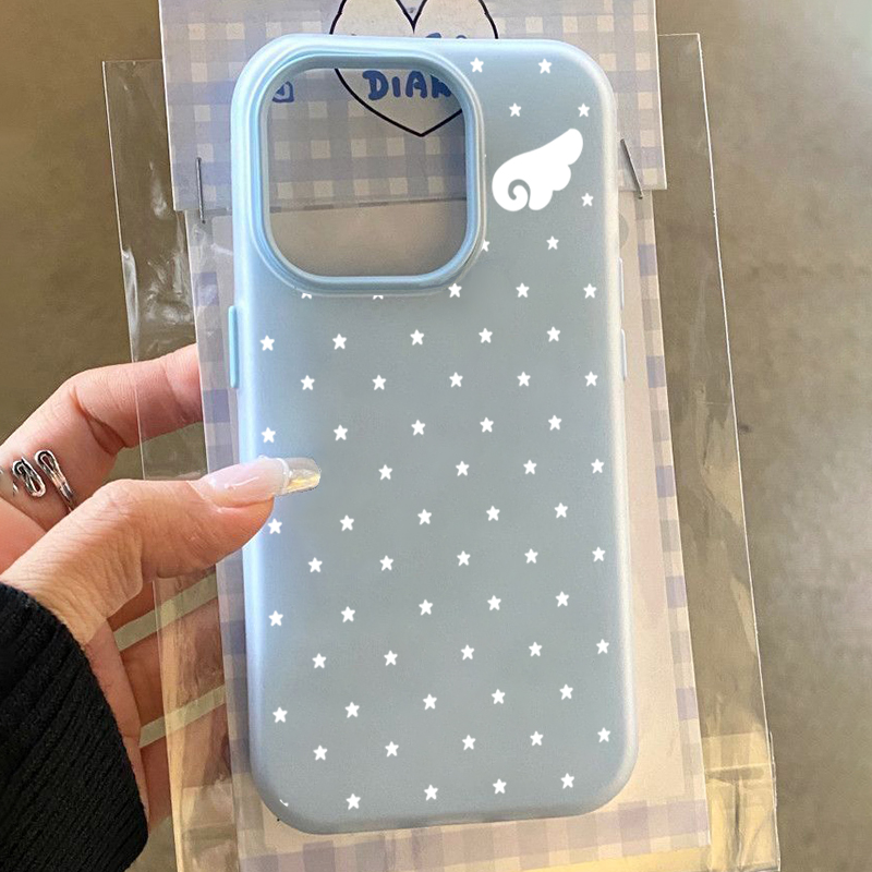 Phone Cases Korean - غطاء هاتف كوري أنيق بتصميم أجنحة