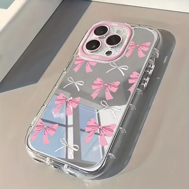 Phone Cases Cool Girl - جراب هاتف بسيط بتصميم فيونكة زرقاء