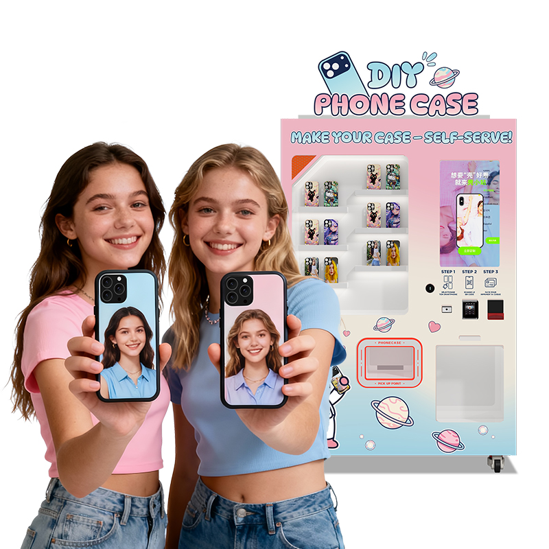 Phone Cases Vending Machine - آلة طباعة أغطية الهواتف المحمولة الأوتوماتيكية