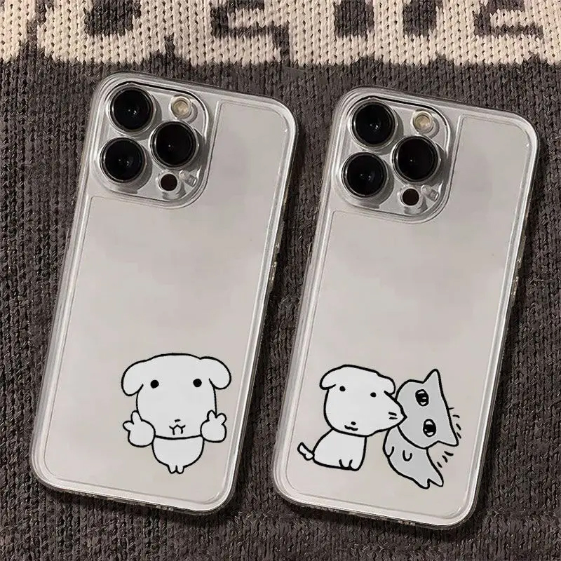 Phone Cases Y2K - غطاء هاتف شفاف جديد بتصميم كوري