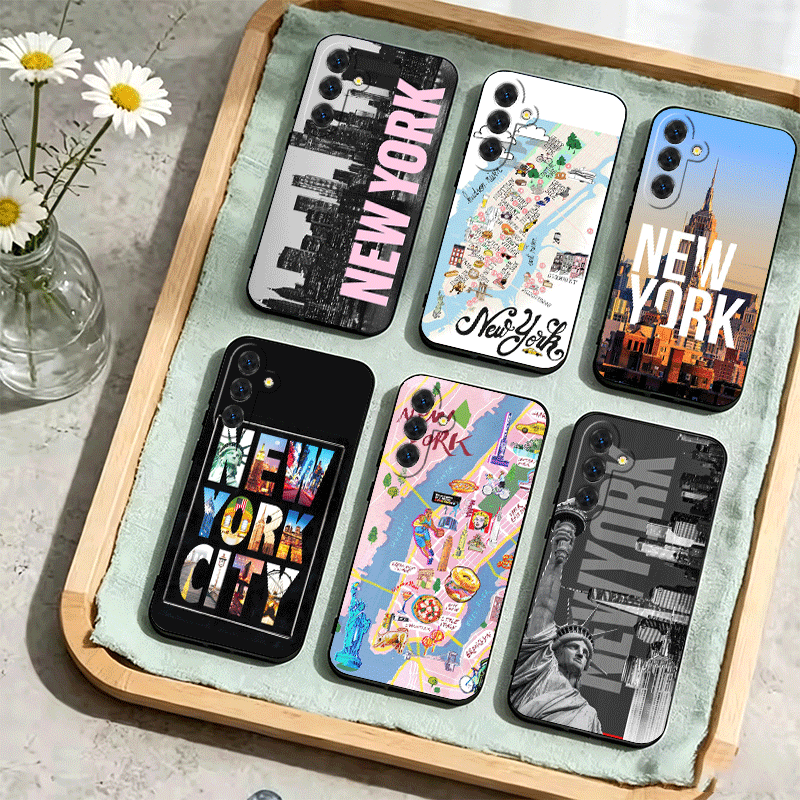 Phone Cases Nyc - حافظة هاتف بتصميم مدينة نيويورك لسامسونج