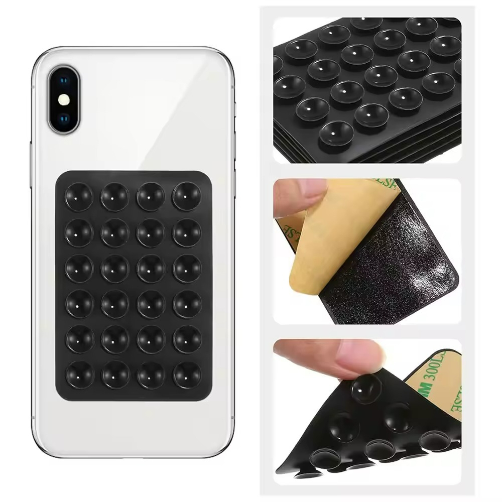 Phone Cases With Stand - حامل هاتف بكأس شفط من السيليكون،