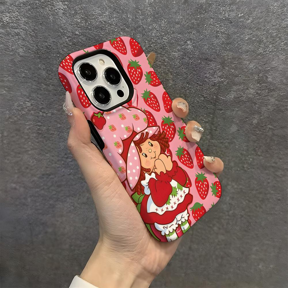 Phone Cases Louis Vuitton - حافظة هاتف V-Vintage-D-Strawberry Shortcake حافظة هاتف