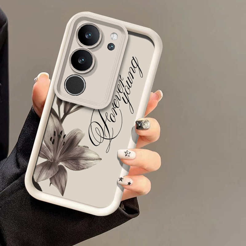 Phone Cases Vivo - غطاء هاتف بنمط الزهور لهواتف فيفو