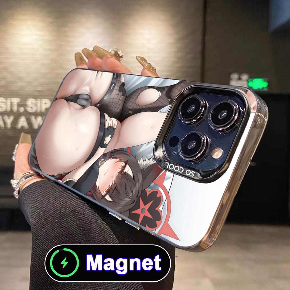 Phone Cases With Magnet - غطاء هاتف أنيمي هنتاي وايفوس لآيفون