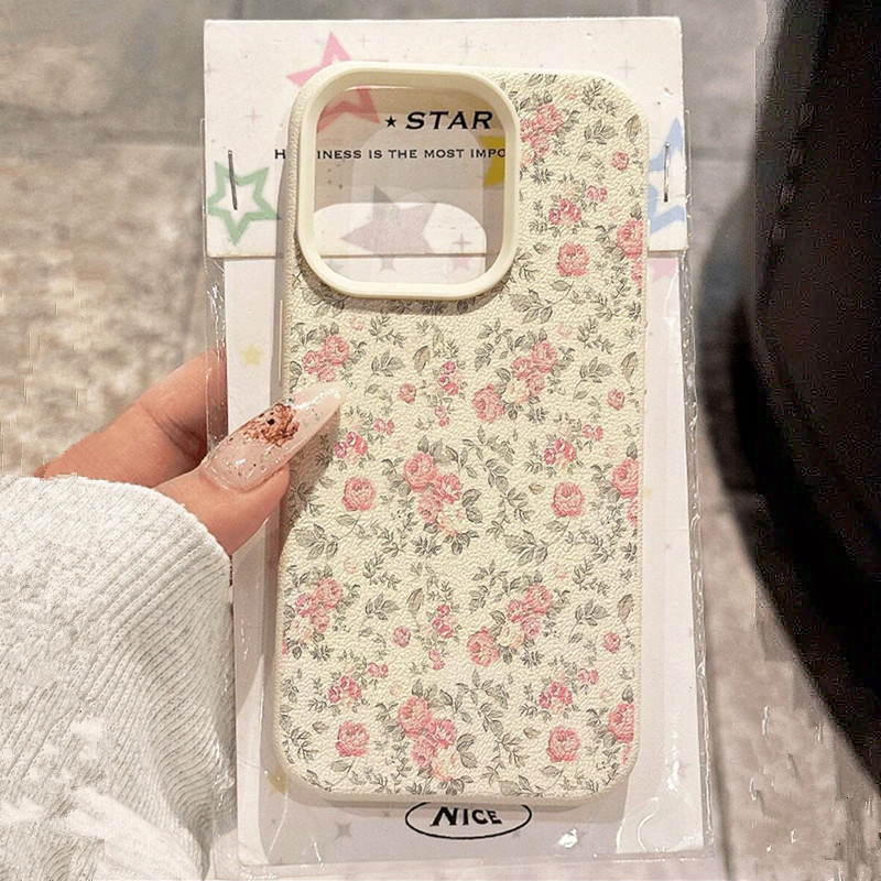 Phone Cases Cool Girl - رائعتين فتاة الأزهار الأبيض الكلاسيكية لينة