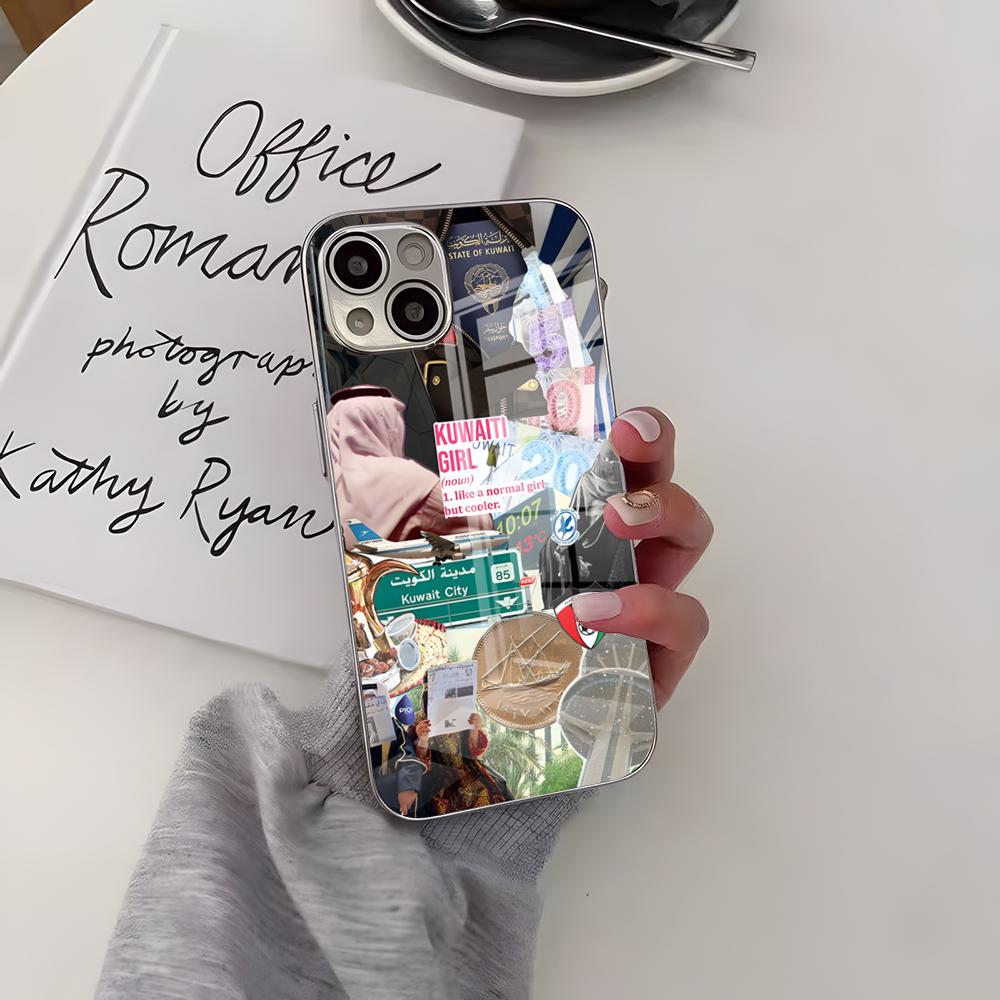 جراب هاتف فاخر بتصميم علم الكو - مراجعة Phone Cases Kuwait وسعره