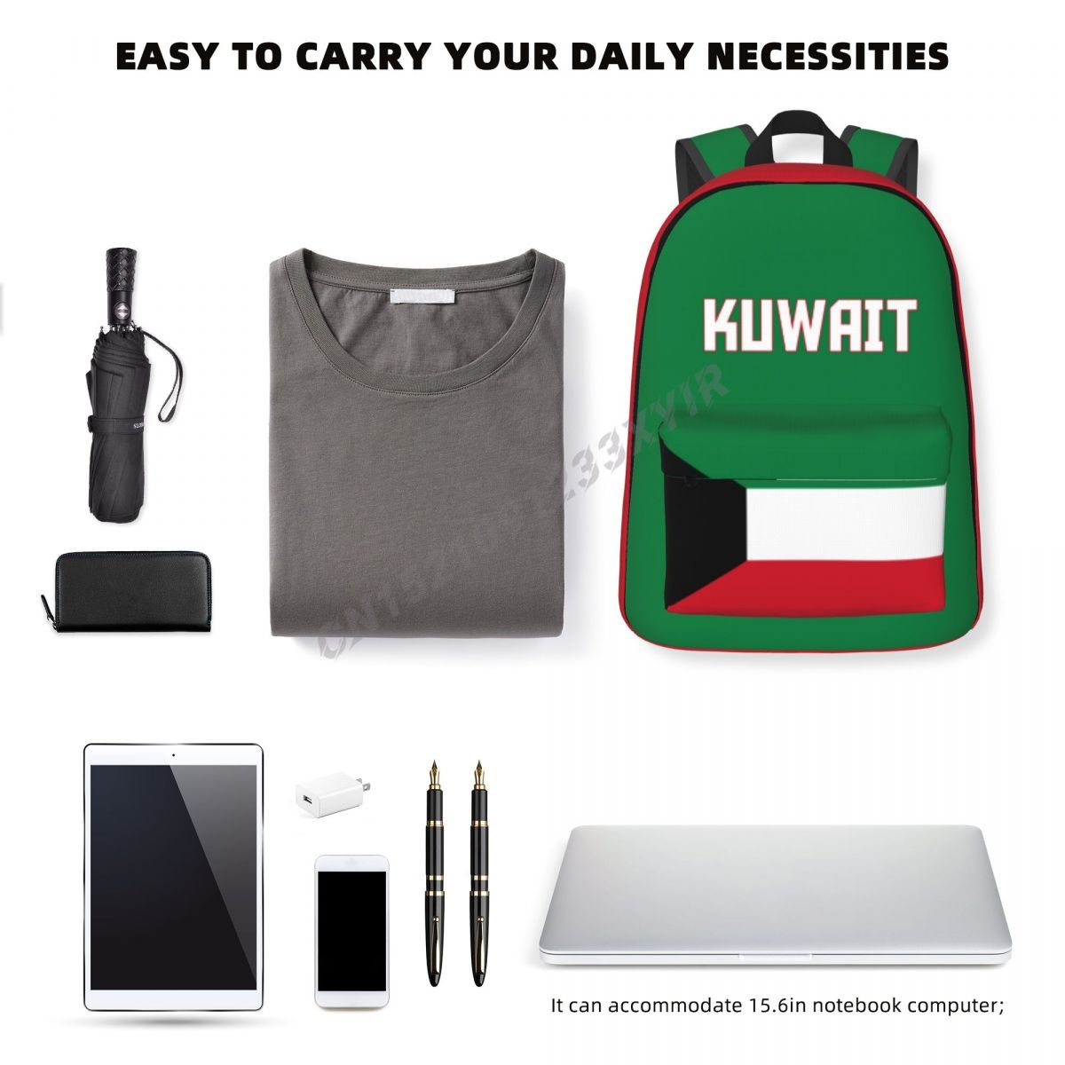 للجنسين حقيبة الظهر علم الكويت - مراجعة Phone Cases Kuwait وسعره