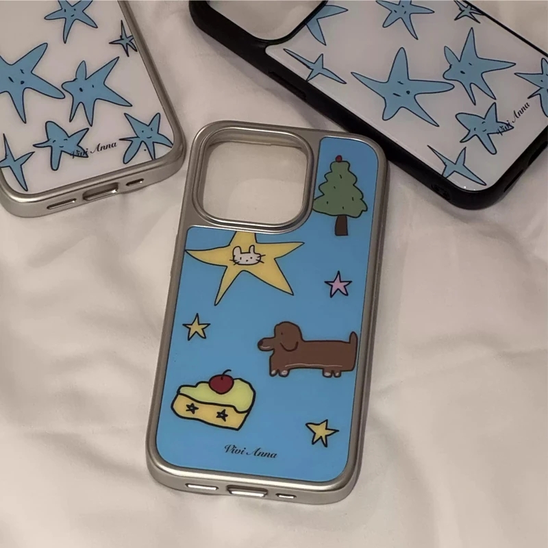 Ins المتخصصة الإبداعية الأزرق  - مراجعة Phone Cases Y2K وسعره
