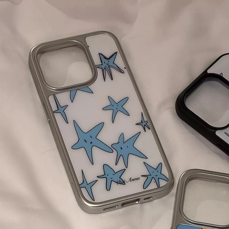 Ins المتخصصة الإبداعية الأزرق  - مراجعة Phone Cases Y2K وسعره