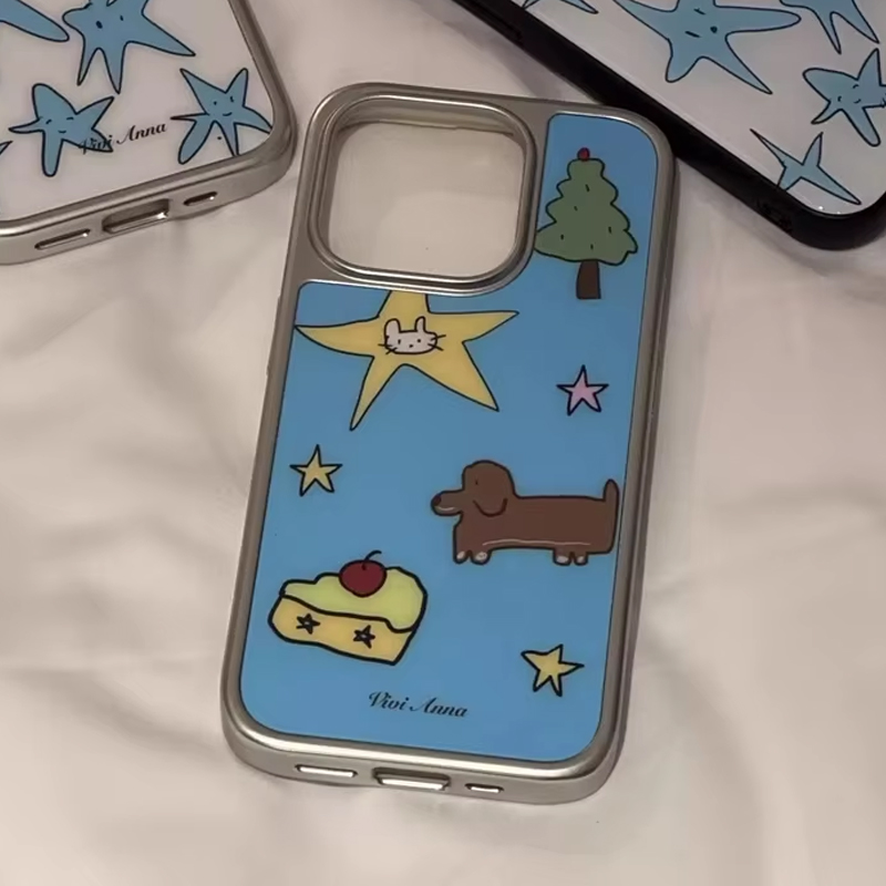 Ins المتخصصة الإبداعية الأزرق  - مراجعة Phone Cases Y2K وسعره