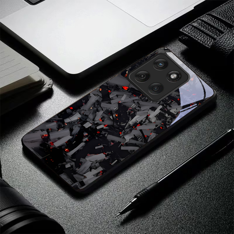 غطاء هاتف زجاجي أسود بتصميم ال - مراجعة Phone Cases Motorola وسعره