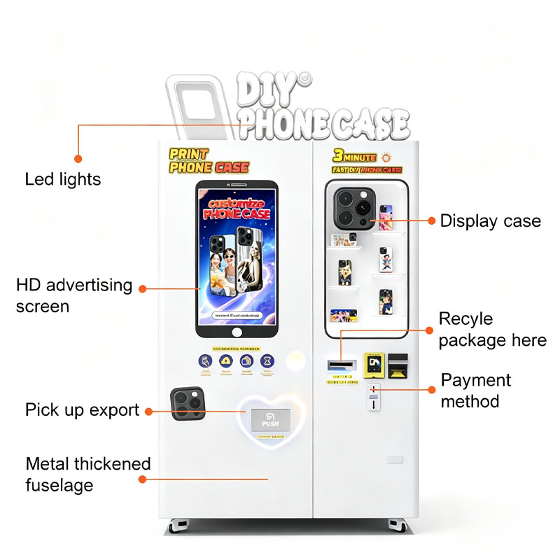 ماكينة بيع ذاتية ذكية مخصصة لأ - مراجعة Phone Cases Vending Machine وسعره