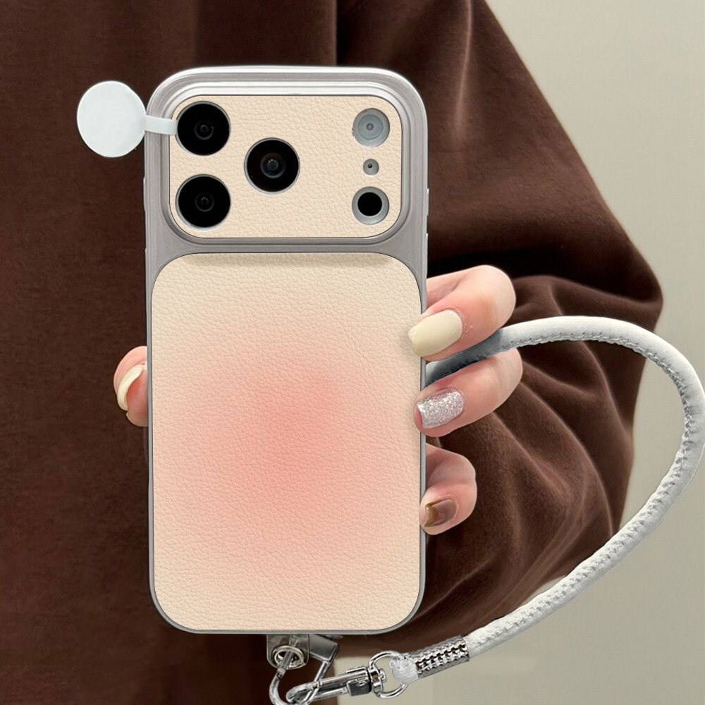 غطاء هاتف بنمط الليتشي لآيفون  - مراجعة Phone Cases With Stand وسعره