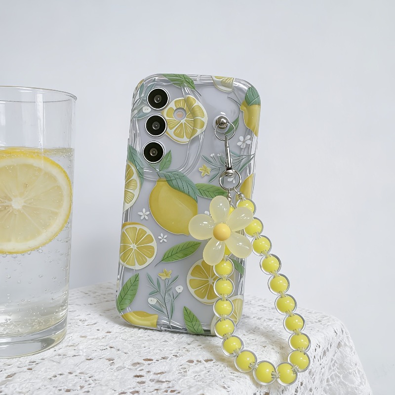 جراب هاتف بتصميم زهرة الليمون  - مراجعة Phone Cases Yellow وسعره