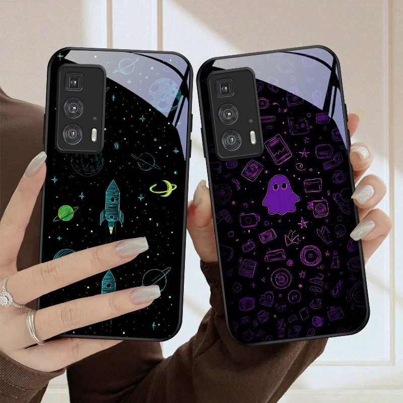 غطاء هاتف زجاجي بنمط نهر النجو - مراجعة Phone Cases Motorola وسعره