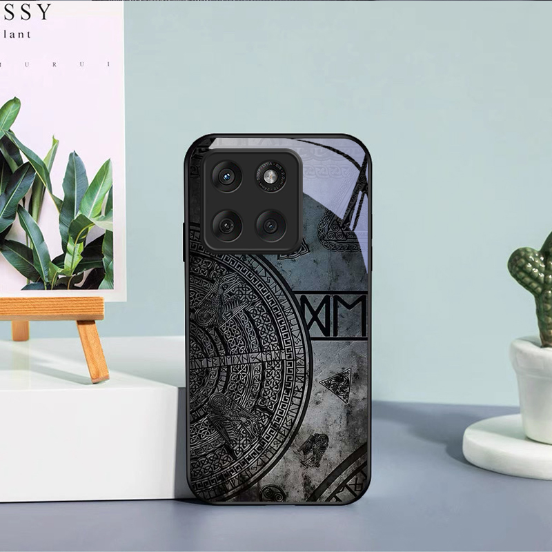 غطاء هاتف زجاجي أسود بتصميم ال - مراجعة Phone Cases Motorola وسعره