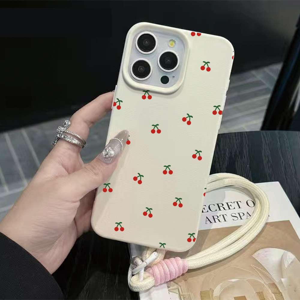 جراب هاتف سيليكون مطفأ اللمعة  - مراجعة Phone Cases With Straps وسعره