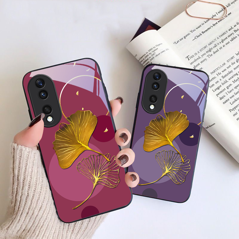 جراب هاتف زجاجي أسود بتصميم أو - مراجعة Phone Cases Yellow وسعره