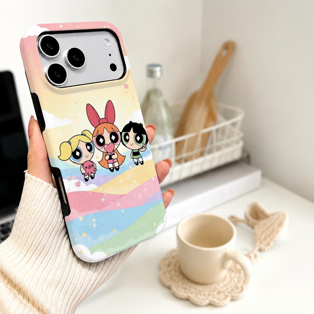 غطاء هاتف أنمي P-Powerpuff Gir - مراجعة Phone Cases Cool Girl وسعره