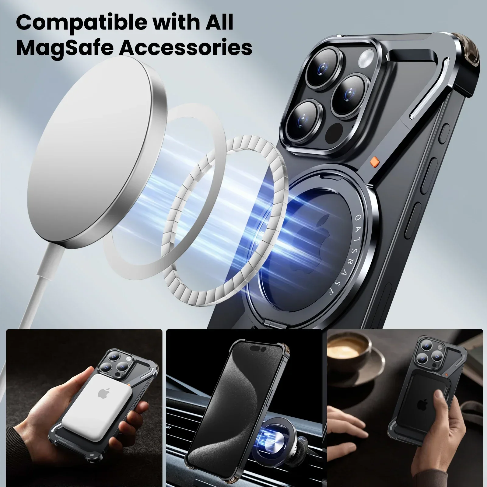 Oatsbasf Z شكل معدن Magsafe جر - مراجعة Phone Cases Nyc وسعره