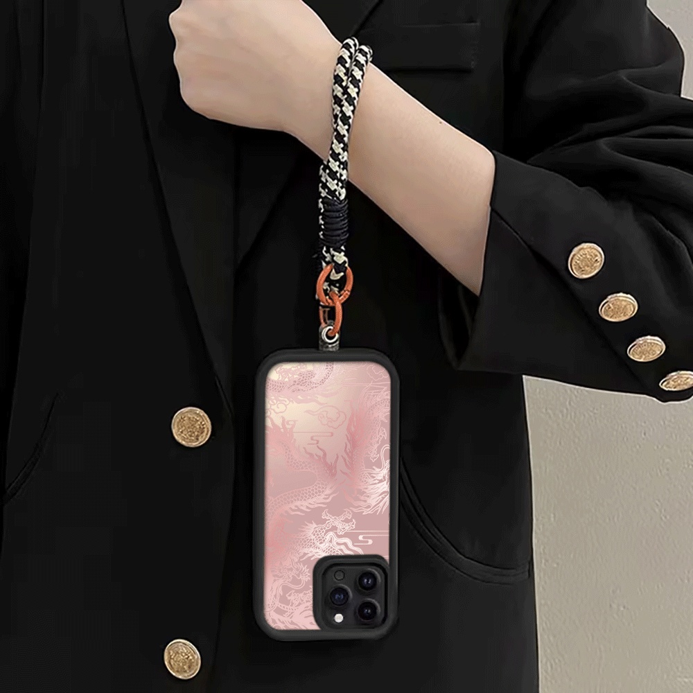 جراب هاتف أبيض فاتح بنمط التني - مراجعة Phone Cases With Straps وسعره