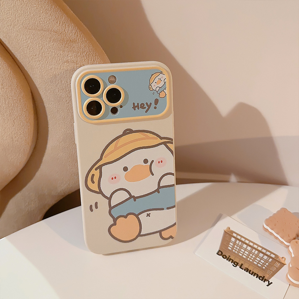 جراب هاتف بتصميم بطة كرتونية ك - مراجعة Phone Cases Korean وسعره