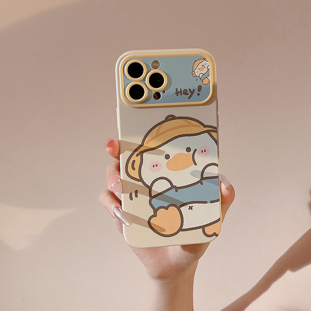 جراب هاتف بتصميم بطة كرتونية ك - مراجعة Phone Cases Korean وسعره