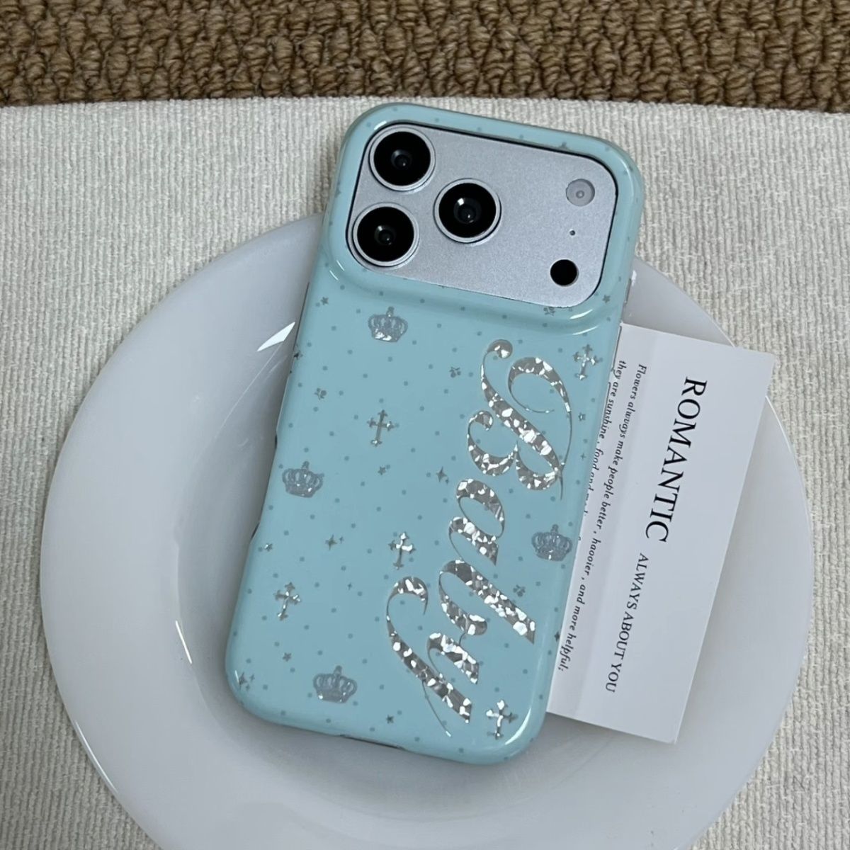 غطاء هاتف كوري بلون النعناع مع - مراجعة Phone Cases Korean وسعره