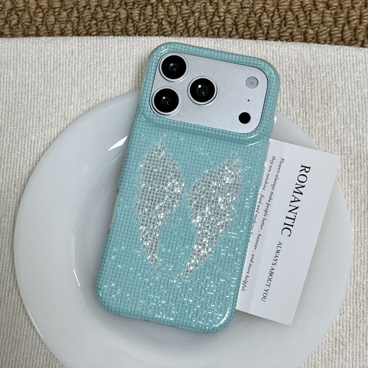 غطاء هاتف كوري بلون النعناع مع - مراجعة Phone Cases Korean وسعره