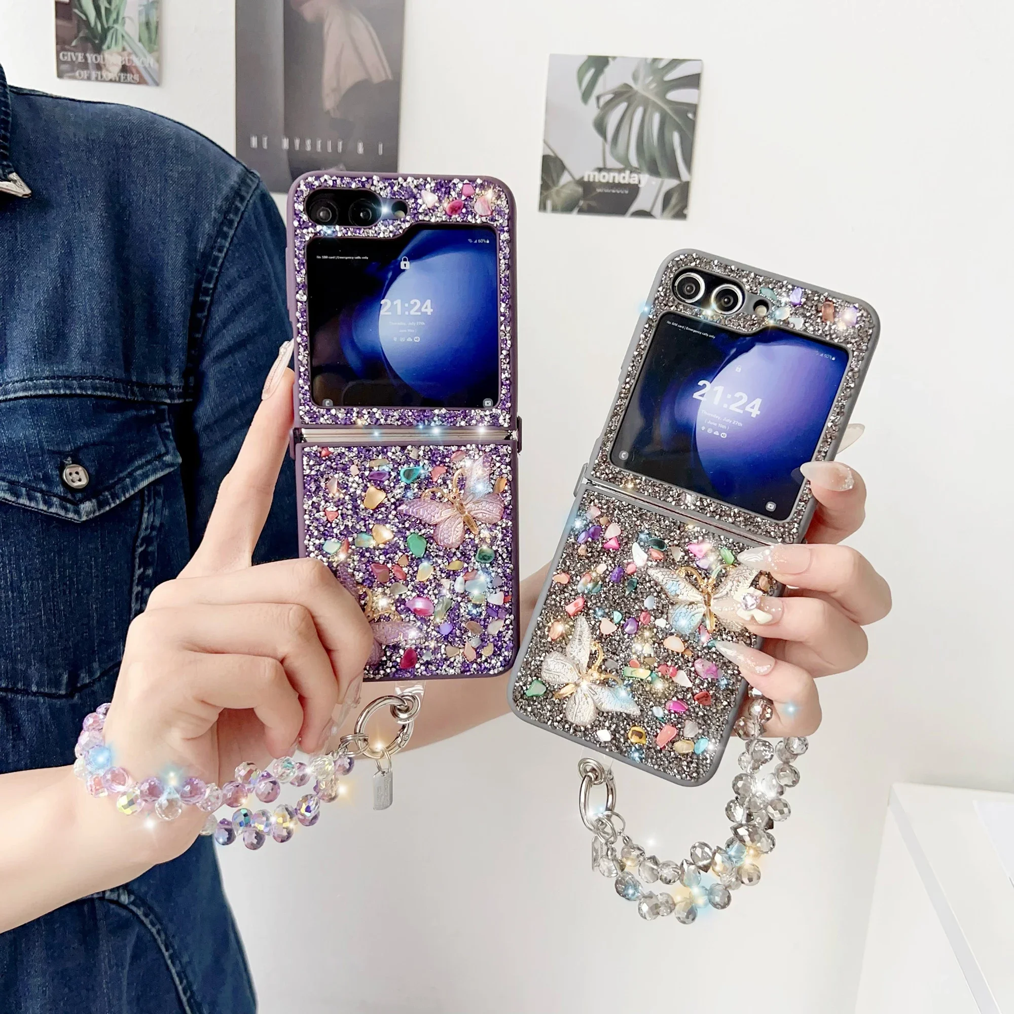 الفاخرة بريق قضية الهاتف لسامس - مراجعة Phone Cases With Straps وسعره