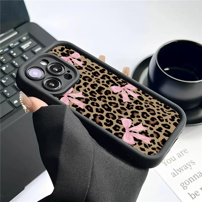 غطاء هاتف فاخر بنقشة الفهد مع  - مراجعة Phone Cases Y2K وسعره