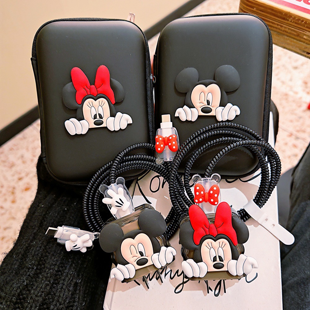 واقي كابلات لطيف بتصميم ميكي و - مراجعة Phone Cases Rubber وسعره